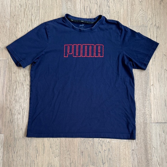 Puma Other - PUMA Navy Tee with Red Logo Size XL